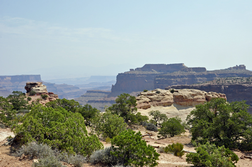 view from The Neck Overlook at Canyonlands National Park